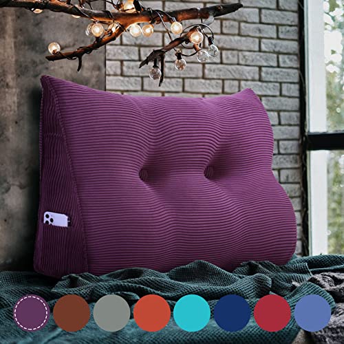 Rucener Großen Dreieckigen Kissen Hohen Rückenlehne Kissen Rückenlehne für Bett Rückenlehne Kissen Hohen Perfekt AlsKissen Zum Fernsehen und Lesen Gibt Es in Vielen Größen Violett 60 cm Rucener Großen Dreieckigen Kissen Hohen Rückenlehne Kissen Rückenlehne für Bett Rückenlehne Kissen Hohen Perfekt AlsKissen Zum Fernsehen und Lesen Gibt Es in Vielen Größen Violett 60 cm von Rucener