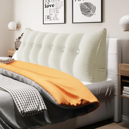 Rucener Großen Dreieckigen Kissen Hohen Rückenlehne Kissen Rückenlehne für Bett Rückenlehne Kissen Hohen Perfekt AlsKissen Zum Fernsehen und Lesen Gibt Es in Vielen Größen von Rucener