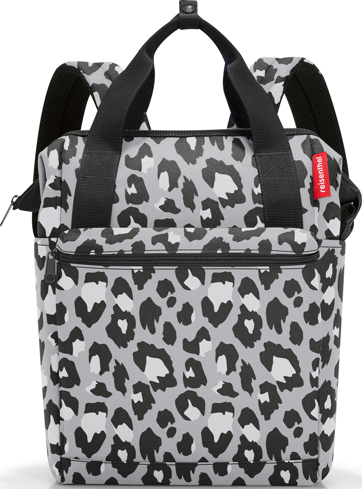 Allrounder R Rucksack, grau, Leopardenmuster von Rucksäcke