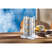 Ruco Ablageelement Set, 4 Stk. tlg. (Tassenstapler), Kunststoff, in der Breite verstellbar von Ruco