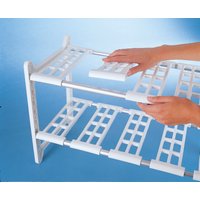 Ruco Ablageregal ausziehbar und mit 11-facher Höhenverstellung von Ruco