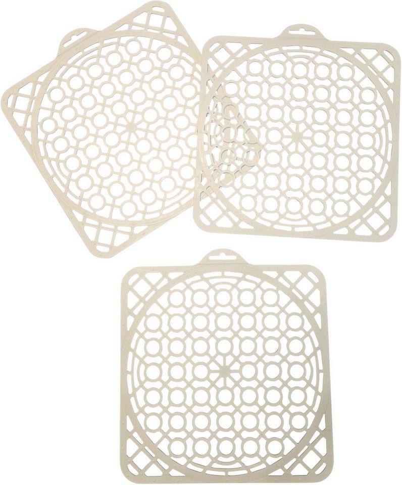 Ruco Abtropfmatte Spülbeckenmatte, 3er Set, Spülbecken-Schutzeinlage, Spülmatte, Made in Germany von Ruco