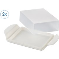 Ruco Butterdose "mit Deckel, 2er Set" Butterglocke 250 g, Made in Germany von Ruco