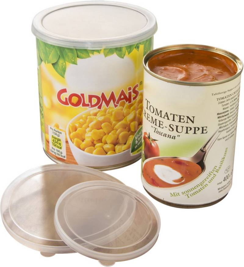 Ruco Frischhaltedeckel Konservendosendeckel, 12er Set, (Set, 12-tlg), Dosendeckel, Futterdeckel, wiederverwendbar, Made in Germany von Ruco