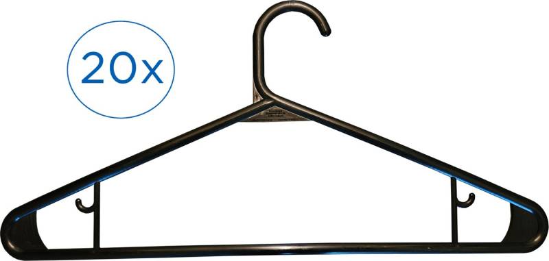 Ruco Kleiderbügel, (Set, 20-tlg), Kunststoff, Made in Germany von Ruco