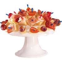 Ruco Servierplatte Partypilz mit 32 Spießen - 2er Set von Ruco