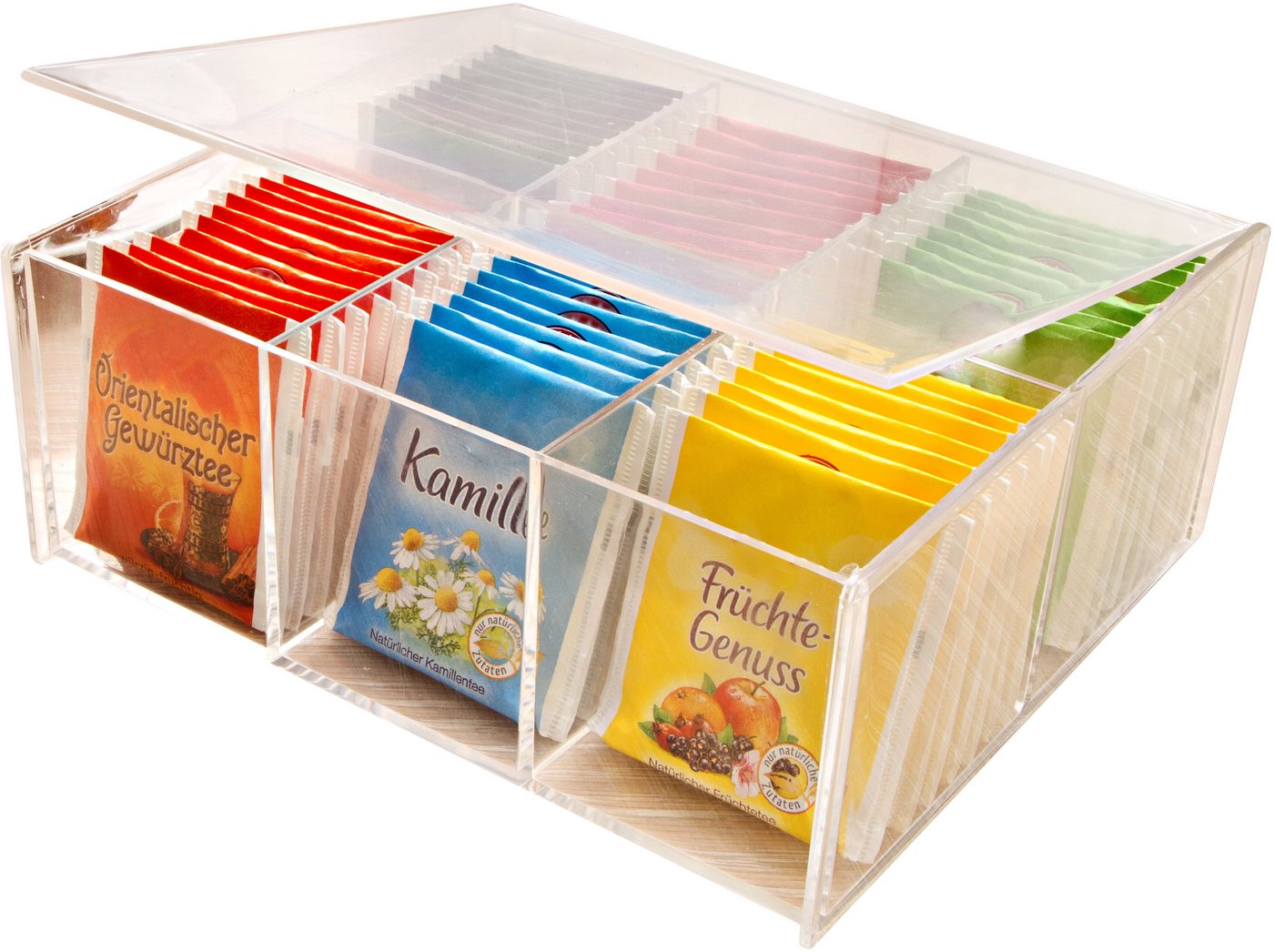 Ruco Teebox mit Deckel, Kunststoff, (1-tlg), Teeaufbewahrung, aromadicht, Made in Germany von Ruco