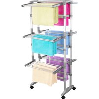 Ruco Turmwäscheständer Aluminium/Kunststoff, 36 m Trockenlänge von Ruco