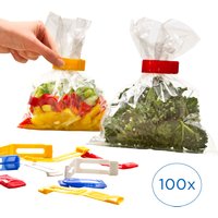 Ruco Verschlussklammer Gefrierbeutelclips, Kunststoff, wiederverwendbar von Ruco