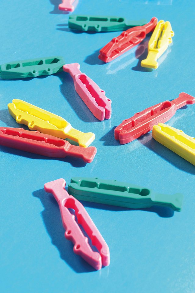 Ruco Wäscheklammern "Krokodil"- long life, Kunststoff, 40-teilig von Ruco