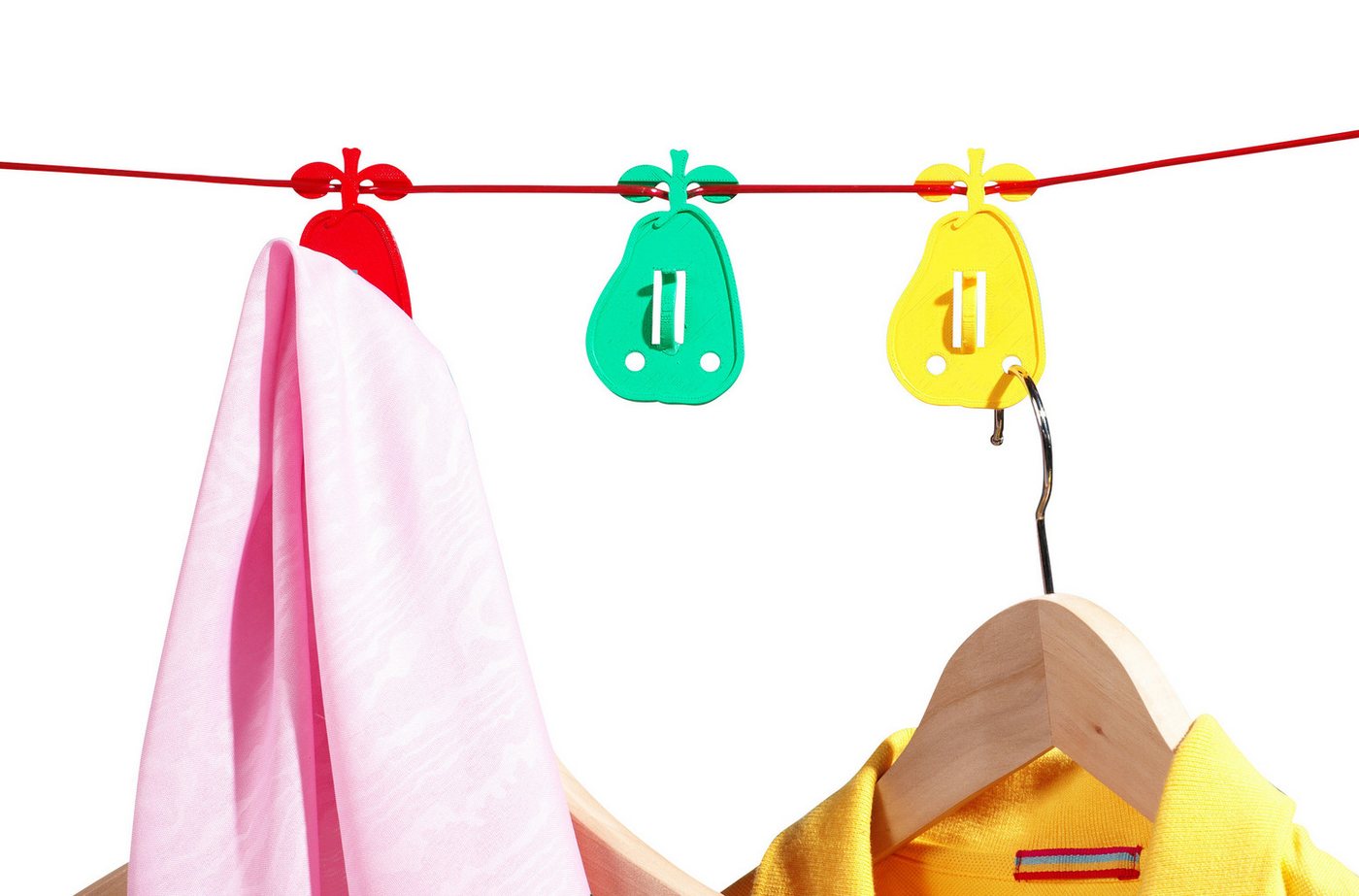 Ruco Wäscheklammern Sturmklammer,30er Set, Sturmsicher, mit Zusatzhaken, 30er Set, Made in Germany von Ruco