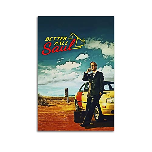 Rudd Better Call Saul Poster, dekoratives Gemälde, Leinwand, Wandposter und Kunstbild, modernes Familien-Schlafzimmer, 60 x 90 cm, ohne Rahmen von Rudd