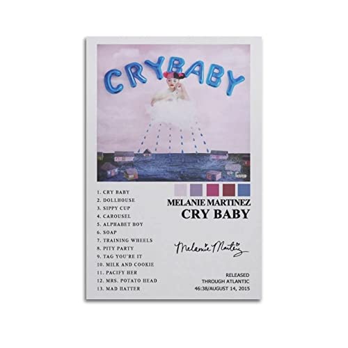 Rudd Flork Melanie Martinez Cry Babyalbum, Poster, Wandkunstdruck, Retro, ästhetische Raumdekoration, Malerei, Leinwand, Poster für Zuhause und Büro, Dekorationen, 20 x 30 cm, ohne Rahmen von Rudd