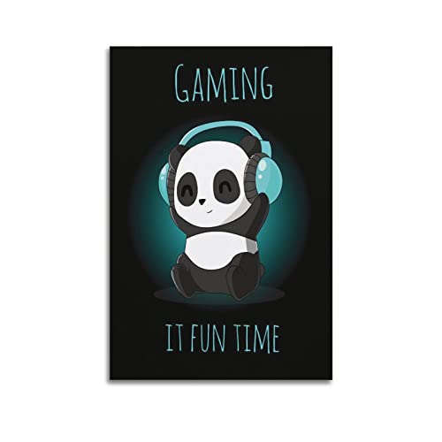 Rudd Gaming It Fun Time Poster, dekoratives Gemälde, Leinwand, Wandposter und Kunstbild, modernes Familien-Schlafzimmer, 30 x 45 cm, ohne Rahmen von Rudd