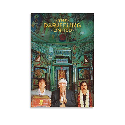 Rudd The Darjeeling Limited Wes Anderson Poster-Wandkunstdruck, Retro-ästhetische Raumdekoration, Malerei, Leinwand, Poster für Zuhause und Büro, 40 x 60 cm von Rudd