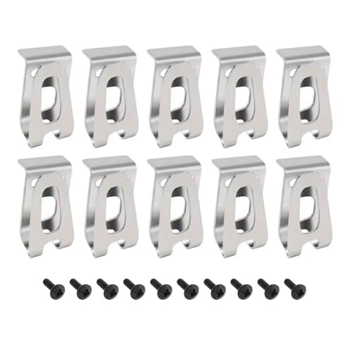 10pcs Ersatzriemenclip Haken Und Anpassungsschrauben Elektrowerkzeug Taillenschnallen Für DHP480 DHP482 Elektrowerkzeug Clip Cordless Bohrhaken 10pcs Ersatzriemenclip Haken Und Anpassungsschrauben Elektrowerkzeug Taillenschnallen Für DHP480 DHP482 Elektrowerkzeug Clip Cordless Bohrhaken von Rudiaoa