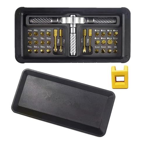 30 In 1 Schraubendreher Set Mehrfachbit Magnet Set Mit T Speichergehäuse Für Möbel Computer Ergonomische von Rudiaoa