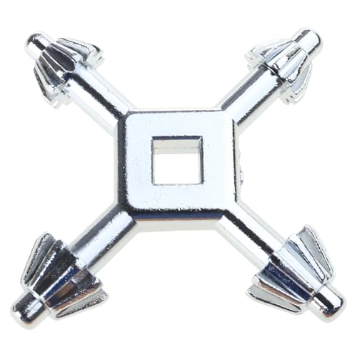 Compact 4 In 1 Bohrer Chucksschlüssel Mit Vier Köpfen Zum Mehrzweckgebrauch In Elektrowerkzeug Ergonomische Elektrobohrer Chucks Stahl Chuck von Rudiaoa