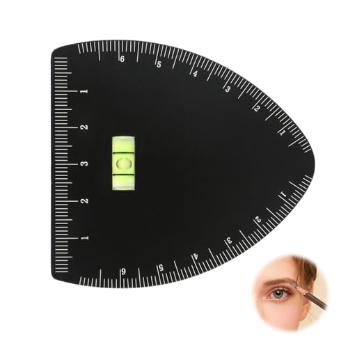 Doppelzweck Brauen Design Werkzeug Ergonomische Stirnformung Lineal Mit Klarem Markierkunststoff Für Ausgewogen Doppelzweck Brauen Design Werkzeug Ergonomische Stirnformung Lineal Mit Klarem Markierkunststoff Für Ausgewogen von Rudiaoa