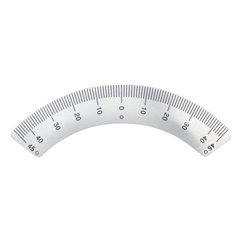 Kleiner Winkelmesser, Fräsmaschine, Teilwinkel, Plattenskala, Lineal, 45 Grad Winkel, Lineal, Messmesser, Messwerkzeug, Messschieber, Messwerkzeug, Messschieber Kleiner Winkelmesser, Fräsmaschine, Teilwinkel, Plattenskala, Lineal, 45 Grad Winkel, Lineal, Messmesser, Messwerkzeug, Messschieber, Messwerkzeug, Messschieber von Rudiaoa