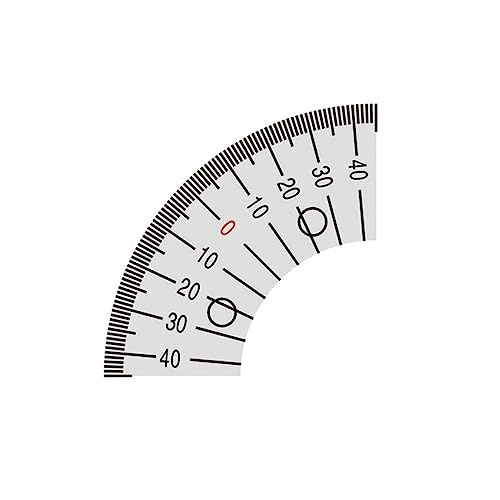Kleiner Winkelmesser, Fräsmaschine, Teilwinkel, Plattenskala, Lineal, 45 Grad Winkel, Lineal, Messmesser, Messwerkzeug, Messschieber, Messwerkzeug, Messschieber Kleiner Winkelmesser, Fräsmaschine, Teilwinkel, Plattenskala, Lineal, 45 Grad Winkel, Lineal, Messmesser, Messwerkzeug, Messschieber, Messwerkzeug, Messschieber von Rudiaoa