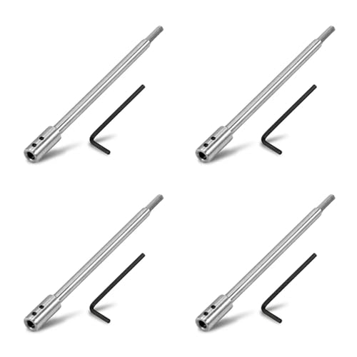 Metall Bohrbit Verlängerungsstange 6-11/16in Für Multifunktionale Bohranwendungen Verbesserte Bohrbitleistung 4 Pack Nicht Zum Schleusenverriegelungsmechanismus Metall Bohrbit Verlängerungsstange 6-11/16in Für Multifunktionale Bohranwendungen Verbesserte Bohrbitleistung 4 Pack Nicht Zum Schleusenverriegelungsmechanismus von Rudiaoa