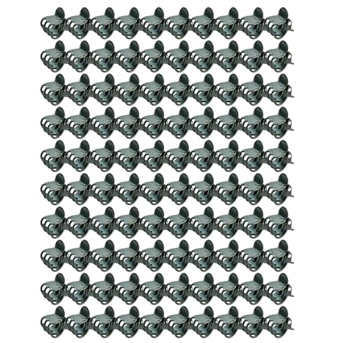Rudiaoa 20/100pcs Pflanzenclips Träger Clips Blüten Und Rebeclips Für Stützstamm Vine Wachstumstamm Stammclips von Rudiaoa