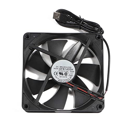 Rudiaoa DC5V Fan USB Anschluss Stille Kühlfans Kühler Für Kühlung Router Spielzubehör Fans von Rudiaoa