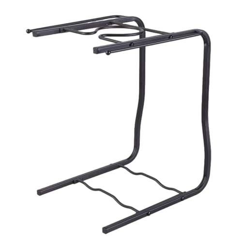 Rudiaoa Freistehender Weinflaschenhalter aus Metall, platzsparend, eleganter Getränkehalter für Esszimmer oder Keller von Rudiaoa