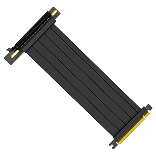 Rudiaoa Hochleistungs-Grafikkarte PCI-E X 16 Verlängerungskabel PCI für Express Shielded Extender für GPU Vert von Rudiaoa