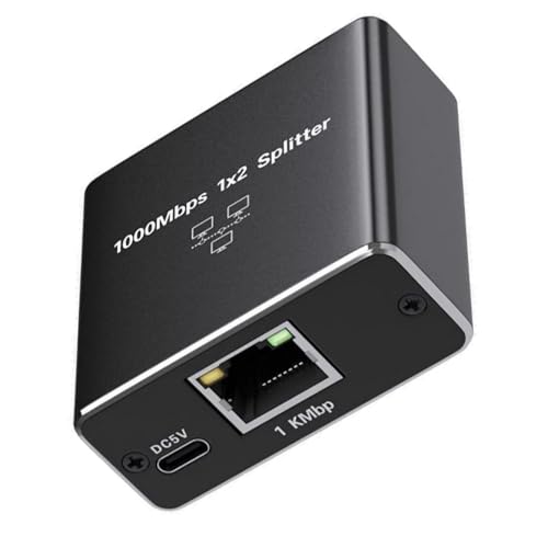 Rudiaoa Kompaktes RJ45 Gigabit Netzwerk Splitter Adapter Mit USB Stromkabel Für Einfache Einrichtungen Und Zuverlässigkeitsanschluss Rudiaoa Kompaktes RJ45 Gigabit Netzwerk Splitter Adapter Mit USB Stromkabel Für Einfache Einrichtungen Und Zuverlässigkeitsanschluss von Rudiaoa