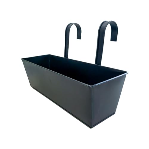 Rudiaoa Metallhang Blumentöpfe Für Innen Oder Außenbalkon Aus Displaygeländer Fenster Planter Box Dekorative Pflanzenhalter Countryside Styles Pflanzer von Rudiaoa