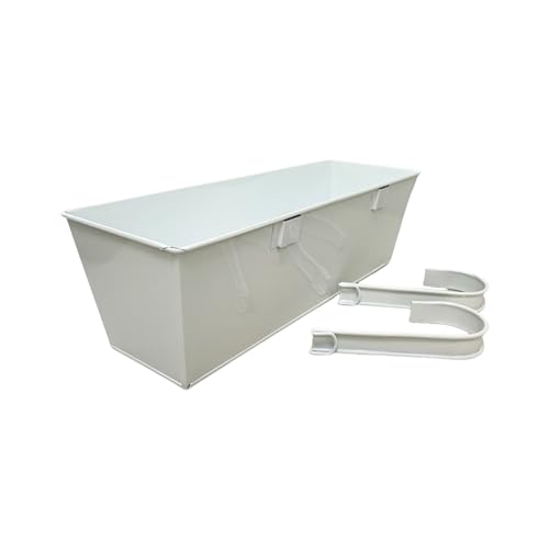 Rudiaoa Metallhang Blumentöpfe Für Innen Oder Außenbalkon Aus Displaygeländer Fenster Planter Box Dekorative Pflanzenhalter Countryside Styles Pflanzer von Rudiaoa