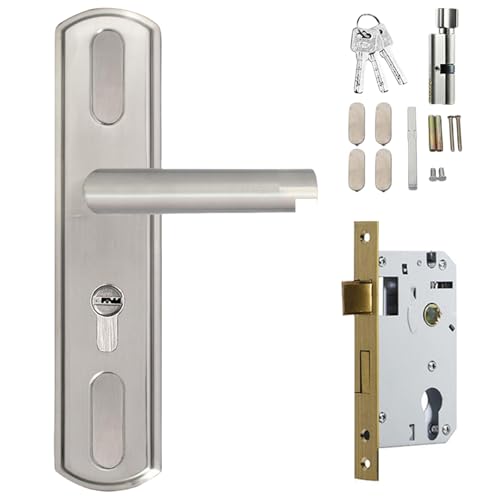 Rudiaoa Sicherheitsantitheft Türgriff Schloss Eingangsgriff Mit Und Schlüssel Aus Edelstahl Innenausstattung Aus Edelstahl Innenürschloss Austausch Rudiaoa Sicherheitsantitheft Türgriff Schloss Eingangsgriff Mit Und Schlüssel Aus Edelstahl Innenausstattung Aus Edelstahl Innenürschloss Austausch von Rudiaoa