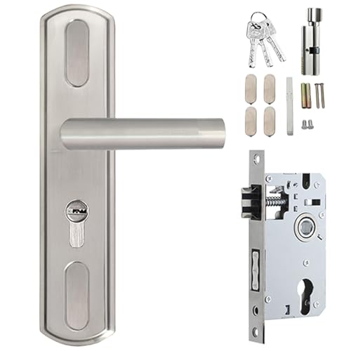 Rudiaoa Sicherheitsantitheft Türgriff Schloss Eingangsgriff Mit Und Schlüssel Aus Edelstahl Innenausstattung Aus Edelstahl Innenürschloss Austausch Rudiaoa Sicherheitsantitheft Türgriff Schloss Eingangsgriff Mit Und Schlüssel Aus Edelstahl Innenausstattung Aus Edelstahl Innenürschloss Austausch von Rudiaoa
