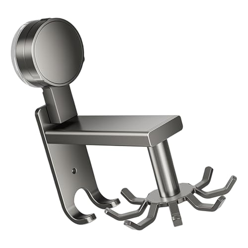 Rudiaoa Wandmontiertes Küchenutensilienregal, um 360 Grad drehbar, Klebehaken, Küchenhelfer für effiziente, platzsparende Aufbewahrung, Aluminium-Haken Rudiaoa Wandmontiertes Küchenutensilienregal, um 360 Grad drehbar, Klebehaken, Küchenhelfer für effiziente, platzsparende Aufbewahrung, Aluminium-Haken von Rudiaoa