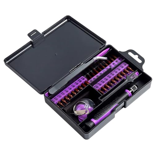 Set mit 49 robusten Stahl-Miniatur-Schraubendrehern, Miniatur-Schraubendreher-Set, perfekt für Heim- und Elektronikgeräte-Reparaturen zu Hause von Rudiaoa