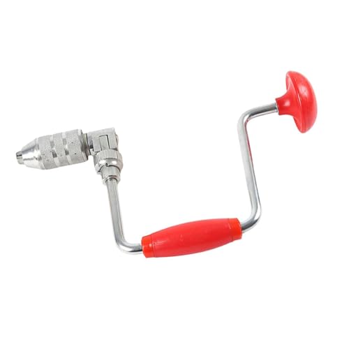 Vintage Stil Tischlerbohrer Mit Austauschbaren Stahlbits Ergonomisch Rotierendes Design Für Präzise Holzbearbeitungsprojekte Nicht Elektro Handkurbelbohrer von Rudiaoa