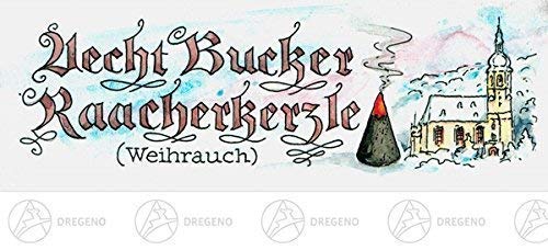 Rudolphs Schatzkiste Bucker Räucherkerzen Weihrauch 24 Kerzen NEU Erzgebirge Rauchfigur Rauchmann Räuchermännel von Rudolphs Schatzkiste