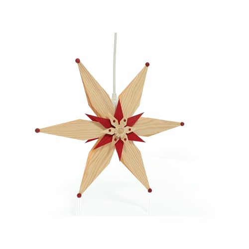 Rudolphs Schatzkiste Fensterschmuck Kieferstern doppelt EL. Beleuchtet Mitte mit Stern Rot BxHxT=34x34x10cm NEU Fensterbild Spanbaum Adventsstern Holz Seiffen Erzgebirge Stern Linde Fensterdeko Rudolphs Schatzkiste Fensterschmuck Kieferstern doppelt EL. Beleuchtet Mitte mit Stern Rot BxHxT=34x34x10cm NEU Fensterbild Spanbaum Adventsstern Holz Seiffen Erzgebirge Stern Linde Fensterdeko von Rudolphs Schatzkiste