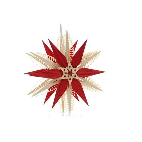 Rudolphs Schatzkiste Fensterschmuck Spanstern Natur mit roten Kieferholzsegementen und elektrischer Beleuchtung BxHxT=32x32x10cm NEU Holzstern Weihnachtsstern Rudolphs Schatzkiste Fensterschmuck Spanstern Natur mit roten Kieferholzsegementen und elektrischer Beleuchtung BxHxT=32x32x10cm NEU Holzstern Weihnachtsstern von Rudolphs Schatzkiste