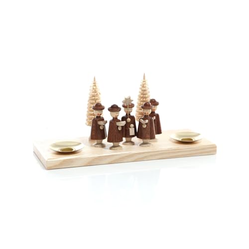 Rudolphs Schatzkiste Kerzenhalter Kurrende Höhe ca 10 cm NEU Kerzenständer Kerzenleuchter Kurrendefiguren Kirche Gotteshaus Stern Sänger Weihnachten Seiffen Erzgebirge von Rudolphs Schatzkiste