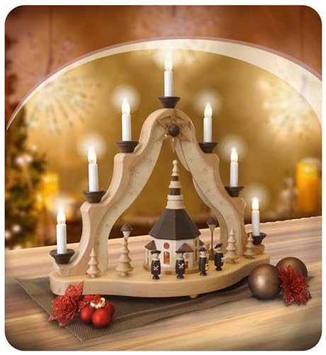 Rudolphs Schatzkiste Lichterbogen Seiffener Kirche mit Kurrende und Beleuchtung BxHxT 42x40x15cm NEU Lichterbogen Fensterbogen Spitzbogen Erzgebirge Weihnachten Bergbau Bergmann Licht Holz Dekoration Rudolphs Schatzkiste Lichterbogen Seiffener Kirche mit Kurrende und Beleuchtung BxHxT 42x40x15cm NEU Lichterbogen Fensterbogen Spitzbogen Erzgebirge Weihnachten Bergbau Bergmann Licht Holz Dekoration von Rudolphs Schatzkiste