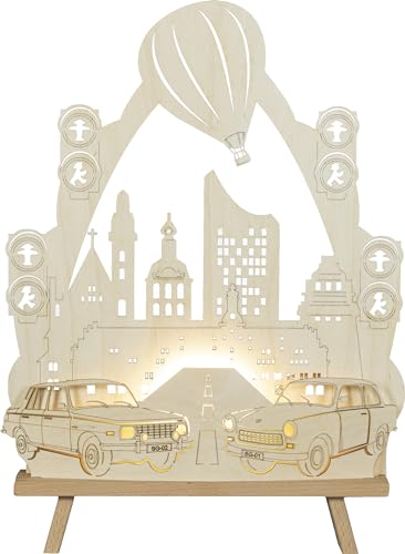 Rudolphs Schatzkiste Lichterspitze Trabant & Wartburg LED-Beleuchtung Natur BxHxT 32x44x6cm NEU Schwibbogen Lichterbogen Fensterbogen Spitzbogen Erzgebirge Weihnachten Bergbau Bergmann Licht Holz Rudolphs Schatzkiste Lichterspitze Trabant & Wartburg LED-Beleuchtung Natur BxHxT 32x44x6cm NEU Schwibbogen Lichterbogen Fensterbogen Spitzbogen Erzgebirge Weihnachten Bergbau Bergmann Licht Holz von Rudolphs Schatzkiste