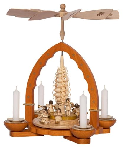 Rudolphs Schatzkiste Pyramide Engelkonzert Natur für Teelichte und Kerzen Höhe 27cm NEU Cherub Himmelsbote Bote Gottes Teelichtpyramide Weihnachtspyramide Holzpyramide Tischdekoration Dekoration Rudolphs Schatzkiste Pyramide Engelkonzert Natur für Teelichte und Kerzen Höhe 27cm NEU Cherub Himmelsbote Bote Gottes Teelichtpyramide Weihnachtspyramide Holzpyramide Tischdekoration Dekoration von Rudolphs Schatzkiste