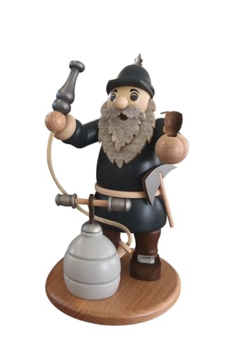 Rudolphs Schatzkiste Räucherfigur Feuerwehrmann mit Schlauch Höhe 23cm NEU Feuerwehrler Floriansjünger Räuchermann Rauchmann Rauchfigur Rudolphs Schatzkiste Räucherfigur Feuerwehrmann mit Schlauch Höhe 23cm NEU Feuerwehrler Floriansjünger Räuchermann Rauchmann Rauchfigur von Rudolphs Schatzkiste