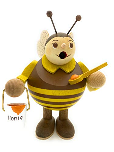 Rudolphs Schatzkiste Räucherfigur Kugelräuchermann Biene Höhe 15cm NEU Rauchen Rauchfigur Rauchmann Räucherfigur Räucherkerze Smoker Kerze Figur Mann Holz Seiffen Erzgebirge Holz Schnee Dekoration Rudolphs Schatzkiste Räucherfigur Kugelräuchermann Biene Höhe 15cm NEU Rauchen Rauchfigur Rauchmann Räucherfigur Räucherkerze Smoker Kerze Figur Mann Holz Seiffen Erzgebirge Holz Schnee Dekoration von Rudolphs Schatzkiste