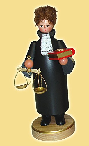 Rudolphs Schatzkiste Räucherfrau Richterin Höhe= 22cm NEU Rauchen Rauchfigur Rauchmann Räucherfigur Räucherkerze Smoker Kerze Figur Mann Holz Seiffen Erzgebirge Holz Schnee Dekoration Weihn von Rudolphs Schatzkiste