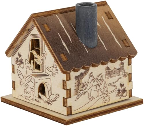 Rudolphs Schatzkiste Räucherhaus DREI Haselnüsse für Aschenbrödel ® BxHxT 6x7x6cm NEU Raucherhaus Rauchhaus Räucherfigur Rauchen Rauchfigur Rauchmann Räucherkerze Smoker Kerze Figur von Rudolphs Schatzkiste