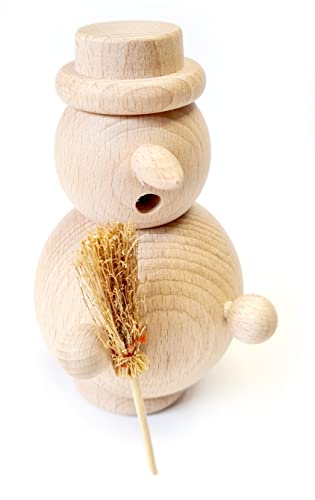 Rudolphs Schatzkiste Räuchermann Bastelset Schneemann BxHxT 8,5x13x8,5cm NEU Rauchen Rauchfigur Rauchmann Räucherfigur Räucherkerze Smoker Kerze Figur Mann Holz Seiffen Erzgebirge Holz Schnee von Rudolphs Schatzkiste